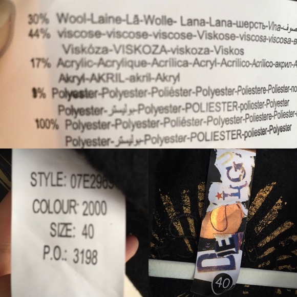 Desigual winter embroidered jacket - Picture 6 of 12